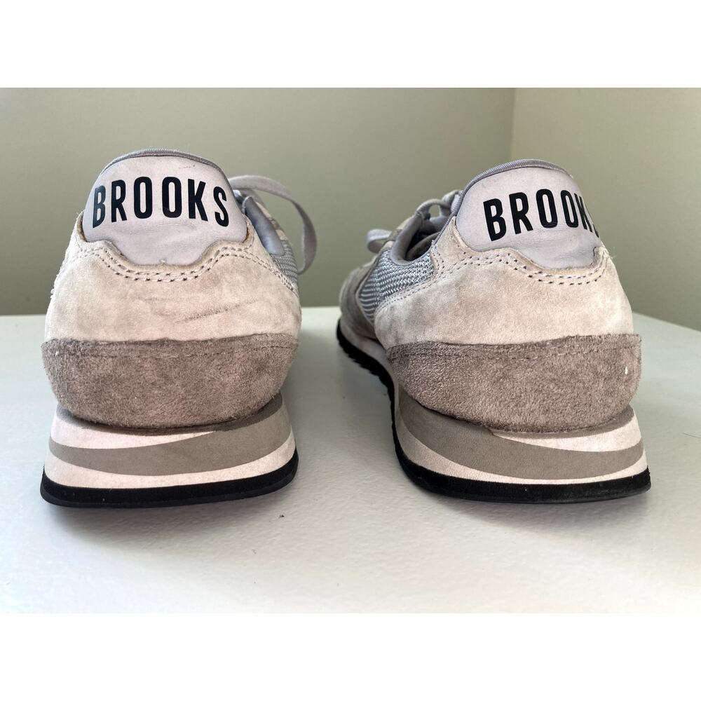 Brooks mens running shoes sneakers grey and gray - Picture 5 of 13